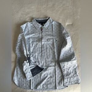 Tommy Hilfiger Light Blue Patterned Shirt